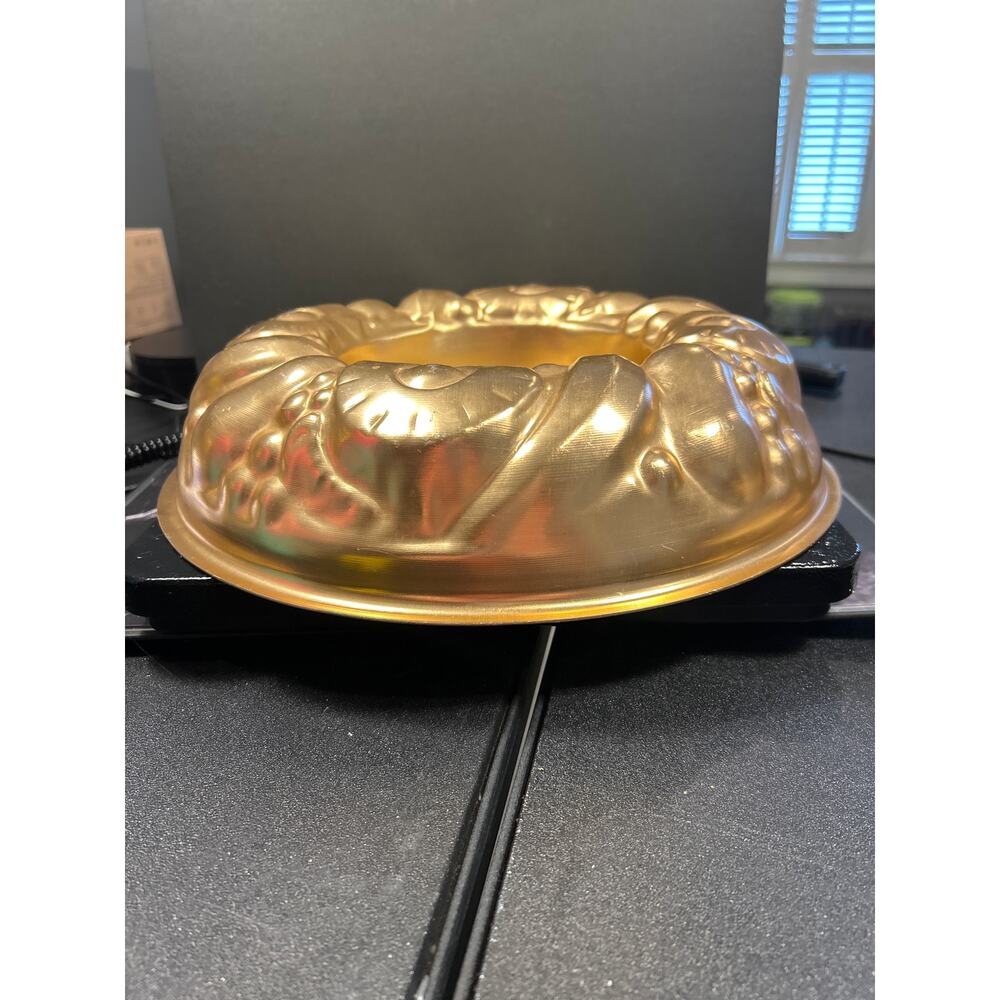 Vintage Copper Tone Aluminum Jello Mold - Picture 2 of 4